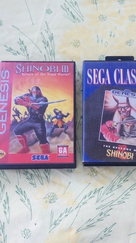 Sega genesis shinobi - genesis,