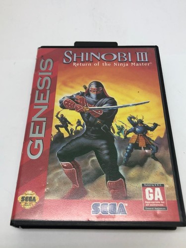 Sega genesis games gen shinobi - games,