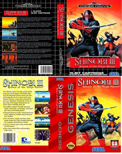 Shinobi iii genesis us - iii, eu